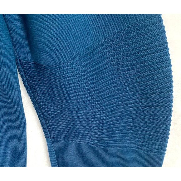 mens size XL Belstaff moto lightweight sweater‎ teal blue pristine Made in Italy - Picture 5 of 10